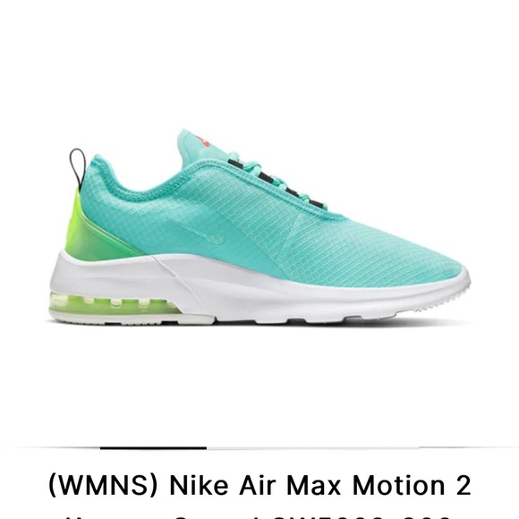 Nike Air Running Shoes Womens 7 Max Motion 2 CW5602-300 Aurora green - Picture 3 of 15